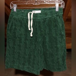 Zara Men’s velvet shorts